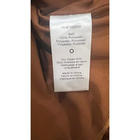 DELFI COLLECTIVE Adrienne Ostrich Feather Strapless bronze Mini dress size M - Picture 9 of 11